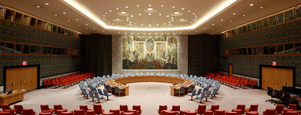 A picutre of the Security Council chamber from above - Photo:Ivan Brodey