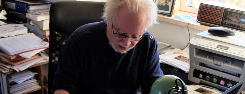 Arild Batzer på kontoret i Roskilde