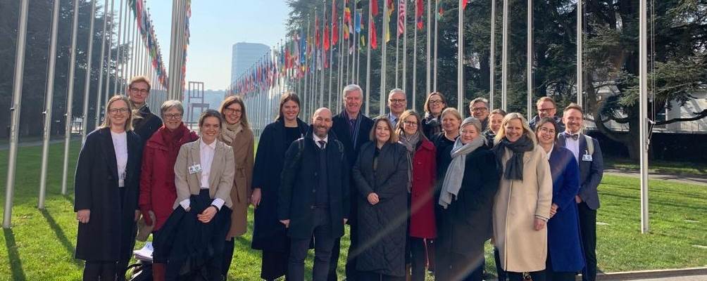 Norwegian Delegation to CEDAW 84th Session, 9th of February - Photo:Photo Credit: Permanent Mission of Norway