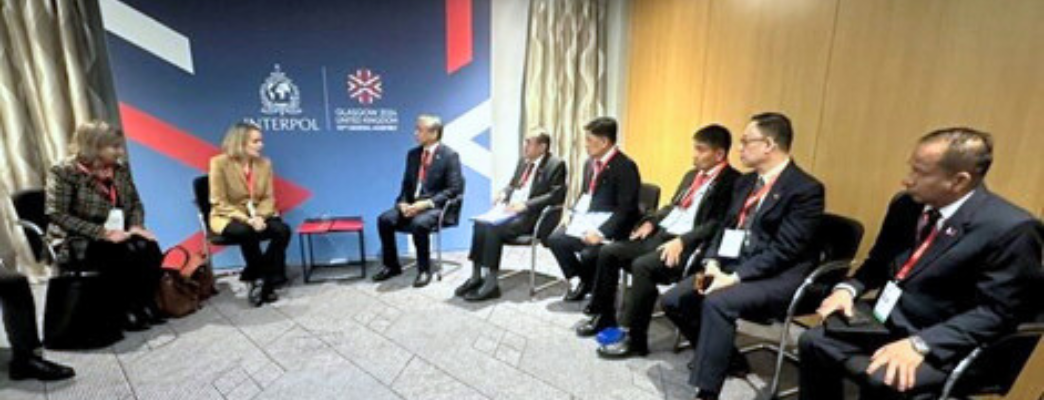Meeting with the Norwegian police and the NBI during the sidelines of the Interpol General Assembly