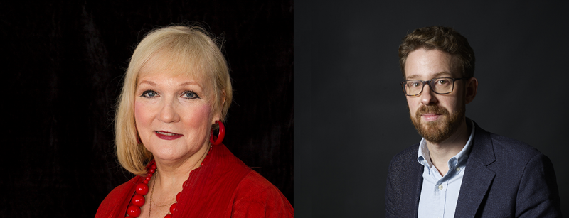 Holberg prize 2020 winner Griselda Pollock and Nils Klim prize winner Fredrik Poulsen