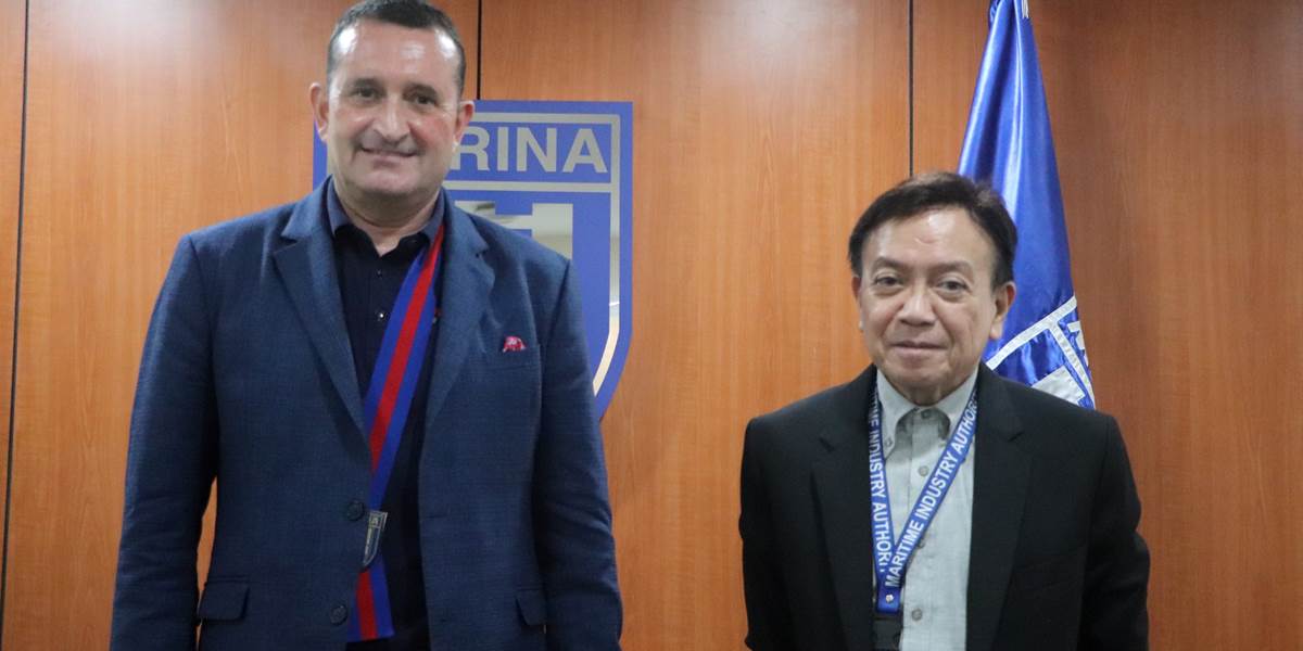 Ambassador Jahnsen with Administrator Atty. Hernani Fabia of MARINA