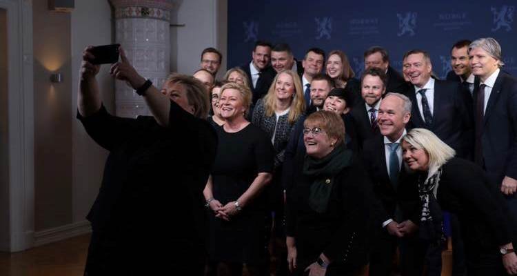 Solbergregjeringen 2019 - Foto:Regjeringen