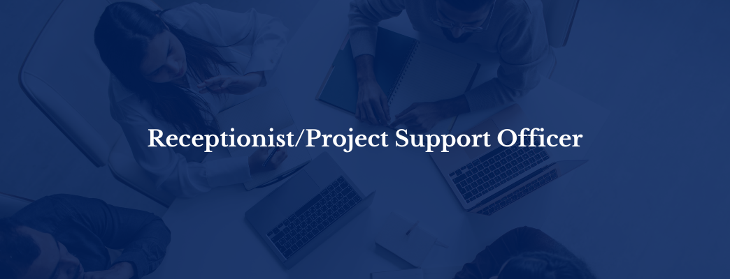 Website Article Header Temp Receptionist / Project Support Officer