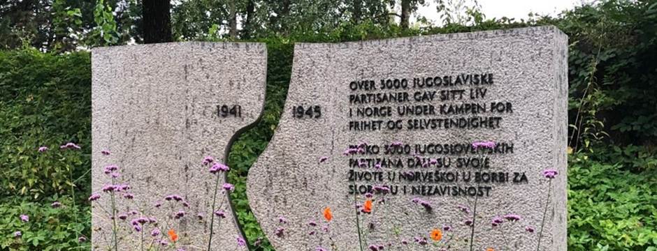 Memorial at Vestre cemetery - Photo:Photo by Haakon Vinje, Norwegian War Graves Service