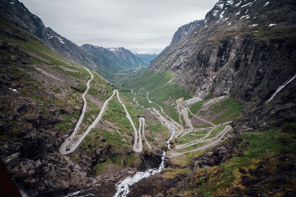 Trollstigen i Norge