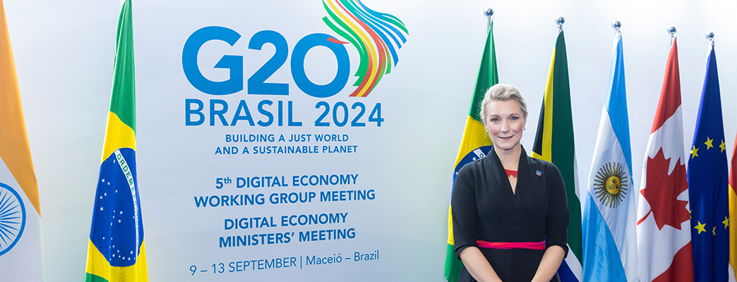 Karianne Tung no G20 - Foto:Guilherme Matta
