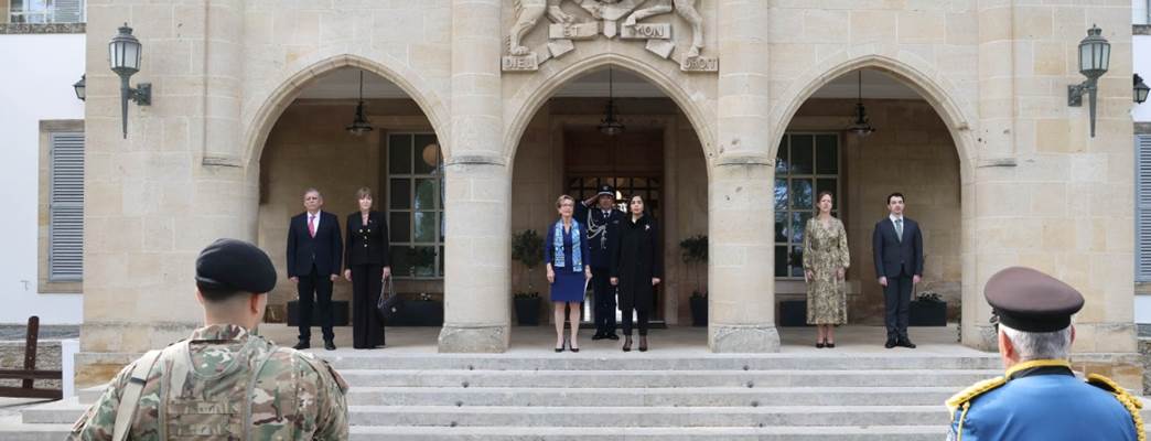 Ambassador at the presidential palace - Photo:Andreas Loucaides 