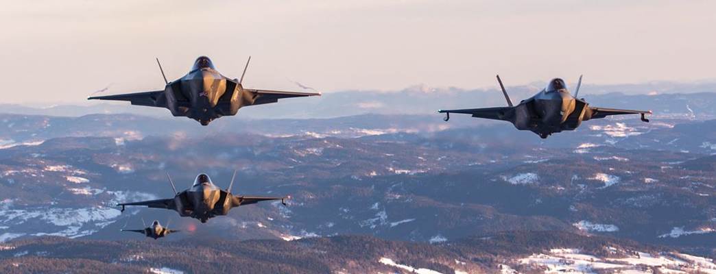 F-35 til Island - Foto:Det norske luftforsvaret