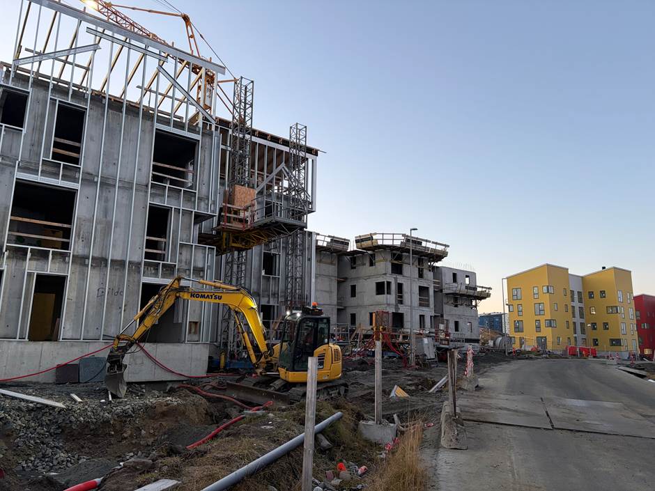 Bygging av boliger i Nuuk