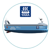 Yara birkeland boat - 写真:Yara