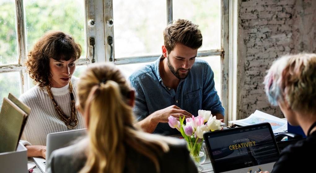 People working together