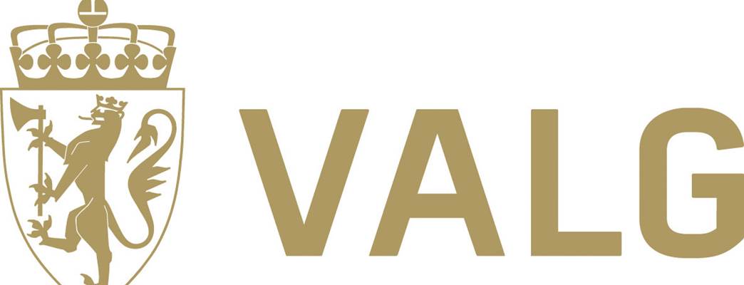 Logo til norske valg.no - Foto:Valg.no