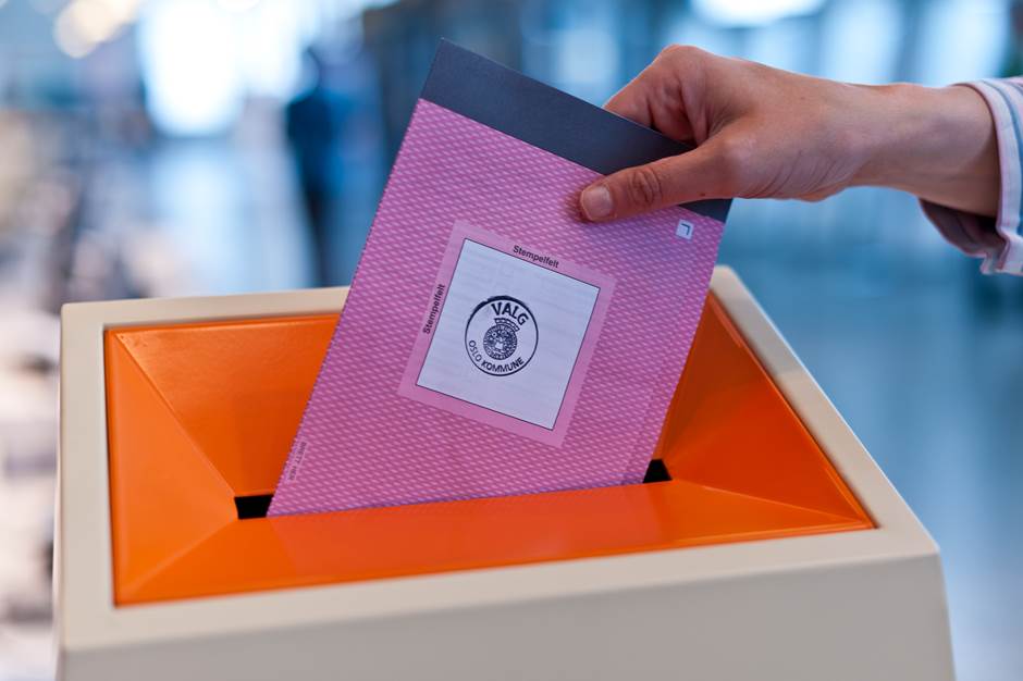 Bilder av valgutstyr