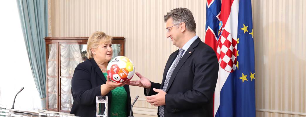 plenkovic and solberg - Photo:Photos: Norwegian Embassy Zagreb