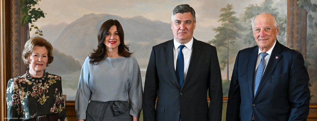 Zoran Milanović sa suprugom u audijenciji kod norveškog kralja i kraljice  - Photo:Marin Kovacic - Ured PRH 