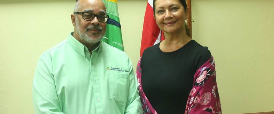 Accreditation Ingrid OECS - Foto:OECS Media Centre