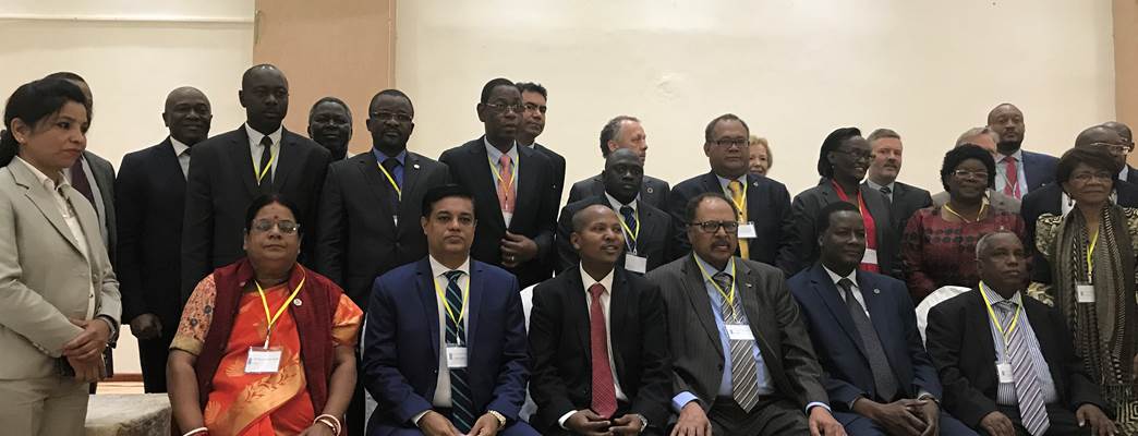 20 ministers of the LDC Group, country representatives, thematic coordinators, technical experts and other guests.  
