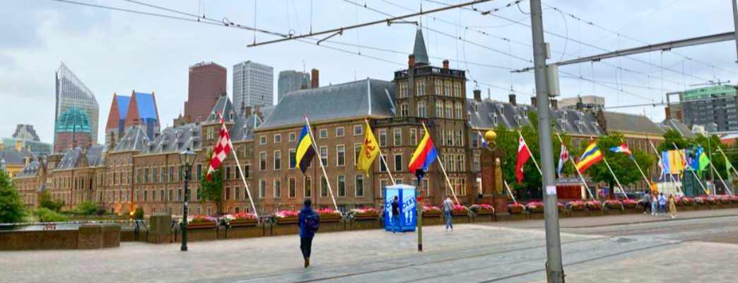 View of the city centre of The Hague