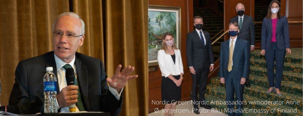 Nordic Green: Nordic Ambassadors w moderator Anne Ø. Jørgensen