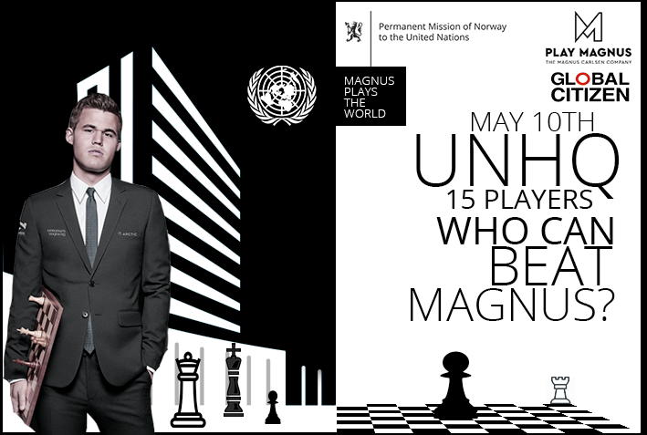 Magnus Carlsen Plays the World UNHQ