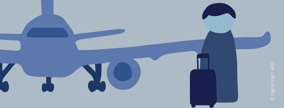 Airport traveller drawing - Foto:Ingrid Asp / ASD